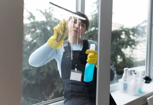 Nettoyage de vitres intérieures et extérieures à Quittebeuf